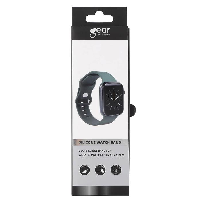 Bild 5, GEAR Klockarmband Silikon Apple Watch 38/40/41 mm Grön