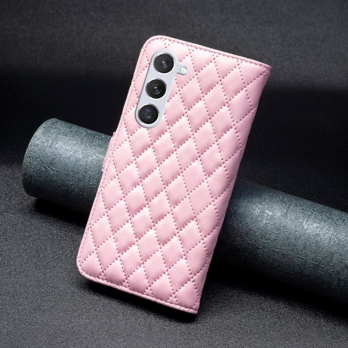 Bild 6, Samsung Galaxy S24 Fodral Diamond Läder Rosa