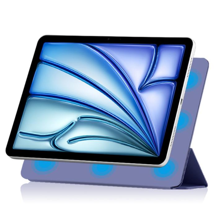 Bild 2, iPad Air 13 2026-2024 2in1 Magnetiskt Fodral Lila