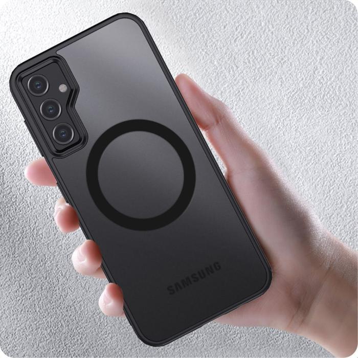 Bild 5, Tech-Protect Galaxy A55 5G Skal MagSafe MagMat Matt Svart
