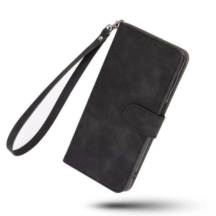 Bild 2, Xiaomi Mi 11 - Silkeslent Läder Fodral - Svart