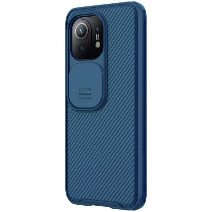 Bild 3, Xiaomi Mi 11 - NILLKIN CamShield Pro Skal - Blå