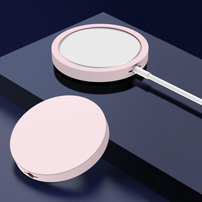 Bild 4, MagSafe Laddare Skal I Silikon - Rosa
