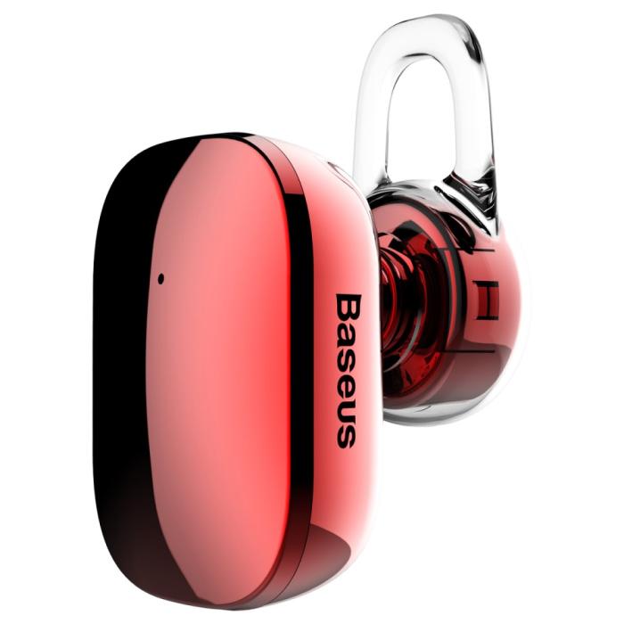 Bild 1, Baseus Encok Trådlös Bluetooth Headset - Röd