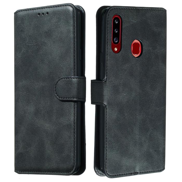 Bild 4, Samsung Galaxy A20s - Plånboksfodral - Svart