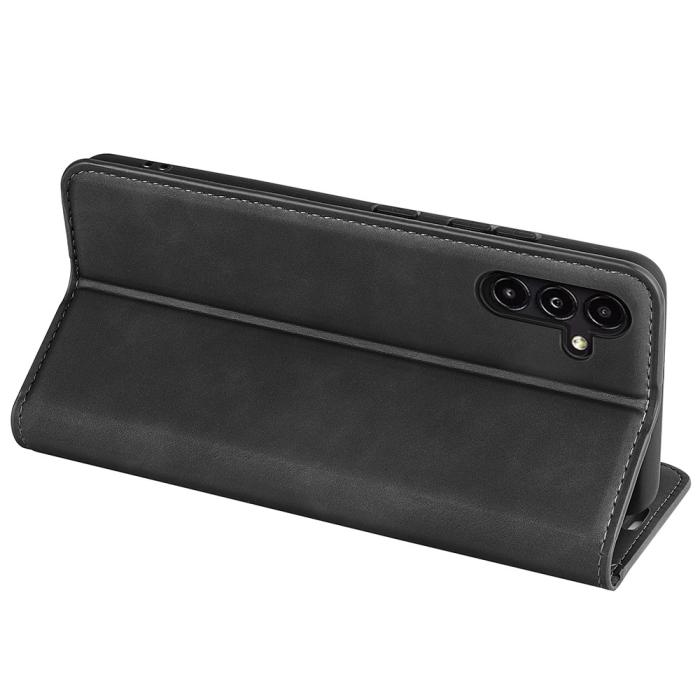 Bild 4, Galaxy A14 4G/5G Fodral Flip Skin Touch Svart
