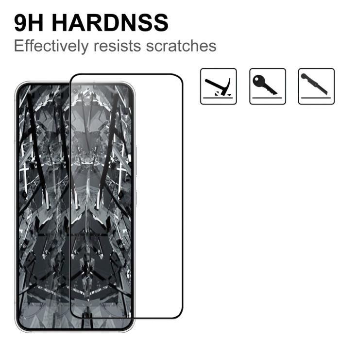 Bild 3, Samsung Galaxy S23 Skärmskydd Heltäckande Härdat Glas