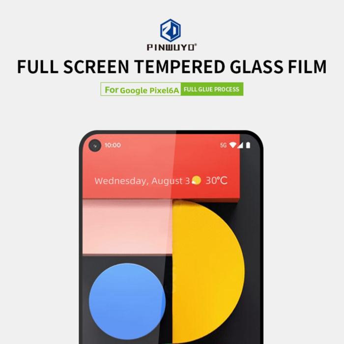 Bild 4, PINWUYO Google Pixel 6A Skärmskydd Heltäckande