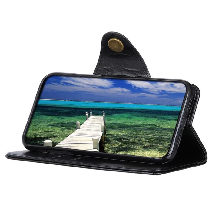 Bild 3, KHAZNEH Galaxy A34 5G Fodral Magnetisk Mässing Svart