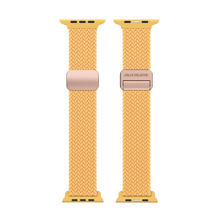 Bild 3, DUX DUCIS Apple Watch 38/40/41 Armband Flätat Gul