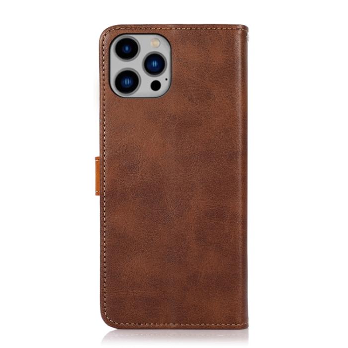 Bild 3, KHAZNEH iPhone 14 Plus Fodral Dual-Color Brun