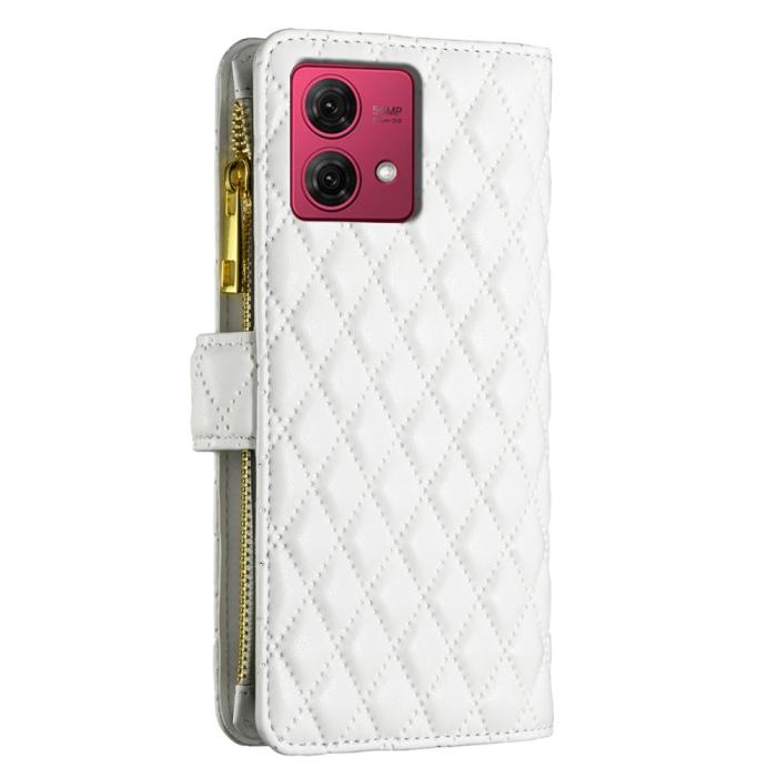 Bild 6, Motorola Moto G84 5G Fodral Multifunktionell Diamond Vit