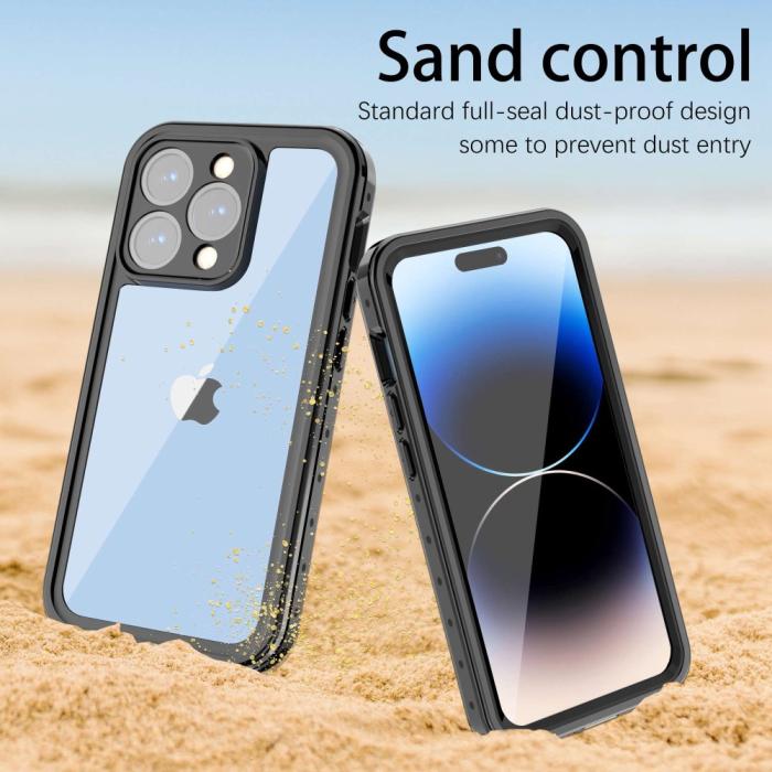 Bild 5, REDPEPPER iPhone 14 Pro Skal 360 Vattentätt IP68 Svart