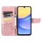 Samsung Galaxy A15 5G Fodral Big Butterfly Roséguld