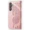 Samsung Galaxy A15 5G Fodral Big Butterfly Roséguld