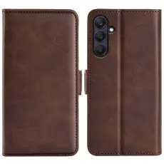 Samsung Galaxy A26 5G Pl&aring;nboksfodral L&auml;der Brun