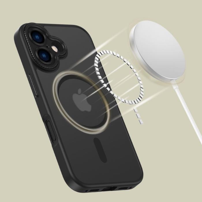 Bild 5, Tech-Protect iPhone 16 Skal MagSafe MagCam Matt Svart