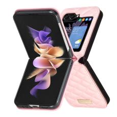 Galaxy Z Flip 6 / 7 FE Skal Diamond Textur Rosa