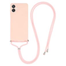 Samsung Galaxy A07 Skal TPU Med Mobilsn&ouml;re Rosa