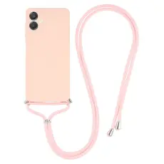Samsung Galaxy A07 Skal TPU Med Mobilsn&ouml;re Rosa