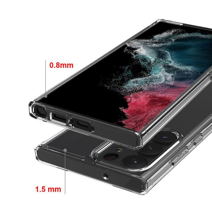 Bild 5, Tech-Protect Galaxy S23 Ultra Skal FlexAir Hybrid Transparent