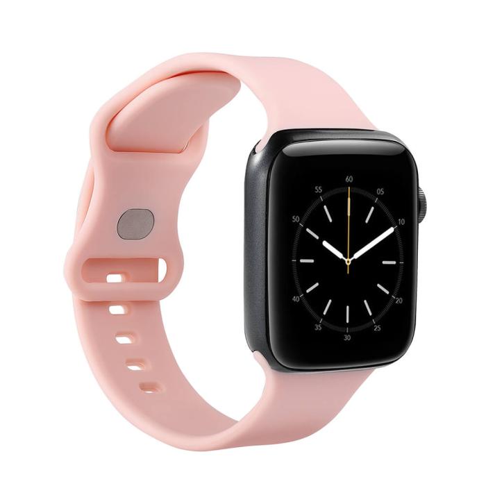 Bild 1, GEAR Klockarmband Silikon Apple Watch 42/44/45/49 mm Rosa