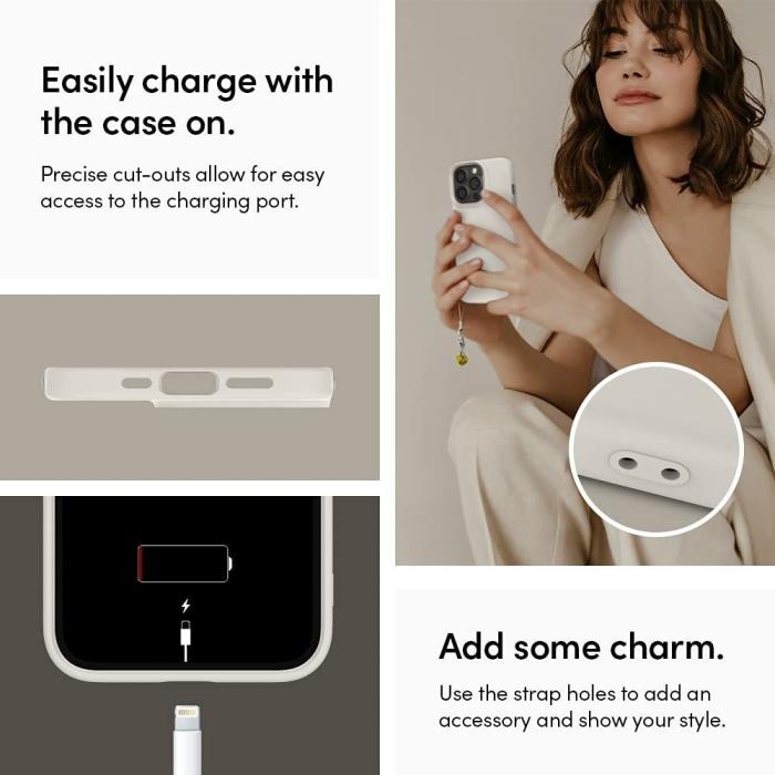 Bild 4, Spigen Cyrill iPhone 13 Pro Skal Color Brick Cream