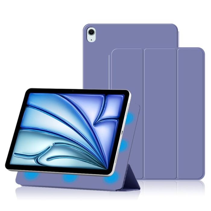 Bild 4, iPad Air 13 2026-2024 2in1 Magnetiskt Fodral Lila