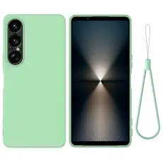 Sony Xperia 1 VII Skal Liquid Silikon Gr&ouml;n