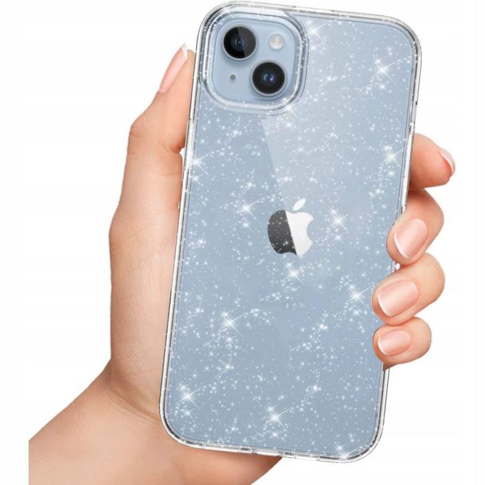Bild 2, Tech-Protect Galaxy S23 FE Skal FlexAir Hybrid Glitter