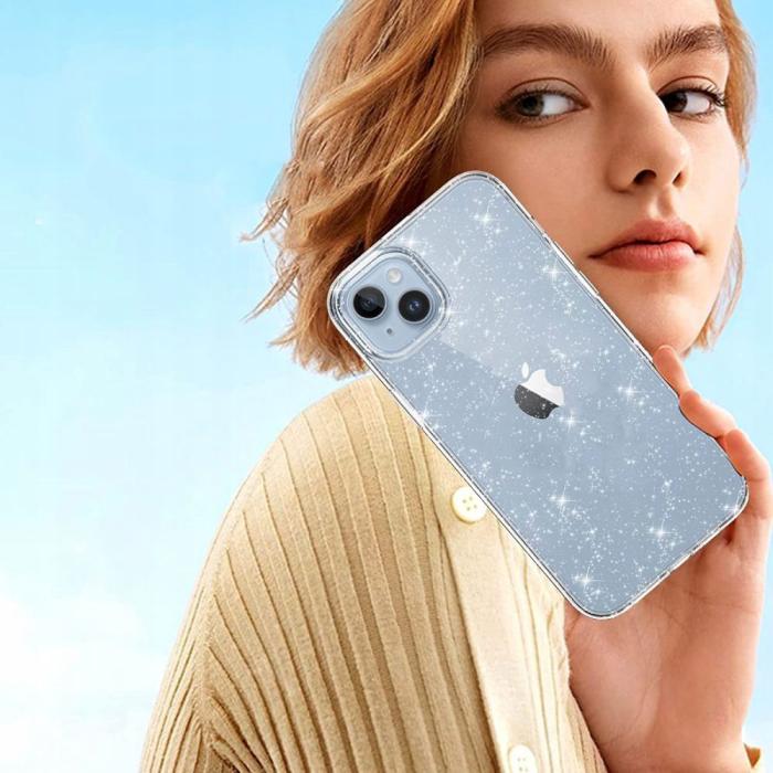 Bild 3, Tech-Protect Galaxy S23 FE Skal FlexAir Hybrid Glitter