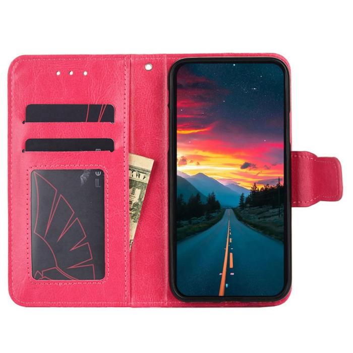 Bild 2, Motorola Edge 30 Neo 5G Fodral PU-Läder Rosa