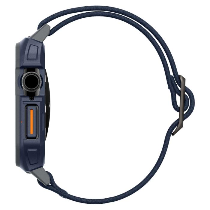 Bild 5, Spigen Apple Watch 11/10 (46 mm) Skal/Armband Lite Fit 'Pro' Navy Blue