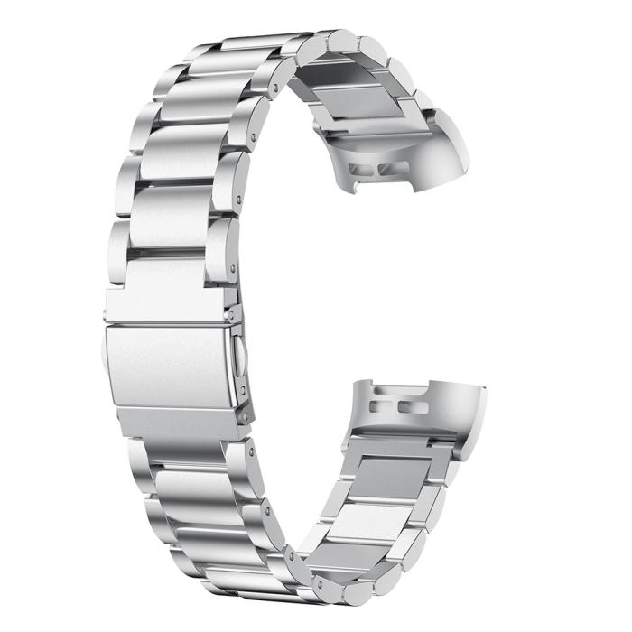 Bild 1, Lyxigt Metallarmband Fitbit Charge 3 / 4 Silver