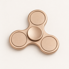 Fidget Spinner Ultra Spin Trio - Guld