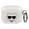 Karl Lagerfeld AirPods 3 - Glitter Choupette Skal Med Ring - Silver