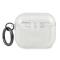 Karl Lagerfeld AirPods 3 - Glitter Choupette Skal Med Ring - Silver