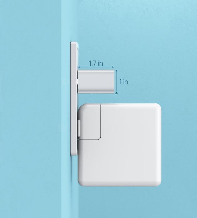 Bild 5, Choetech 20W 3A Power Delivery Laddare - Vit
