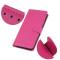 Samsung Galaxy S21 - Litchi Textur Fodral - Rosa