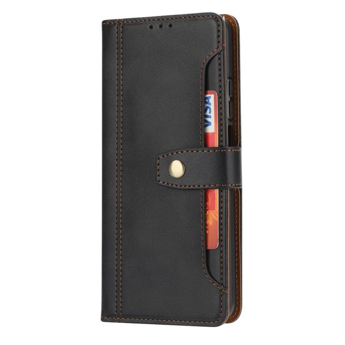 Bild 2, Xiaomi Mi 11 - Premium Läder Fodral - Svart