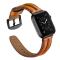 Äkta Läder Armband Apple Watch 42/44/45/49 mm Brun