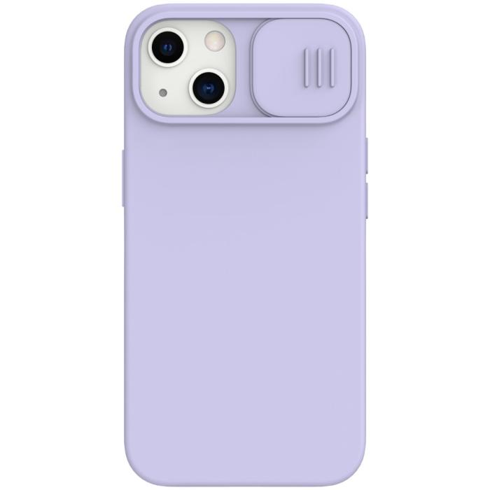 Bild 1, iPhone 13 Pro - NILLKIN MagSafe CamShield Silky Liquid Skal - Lila