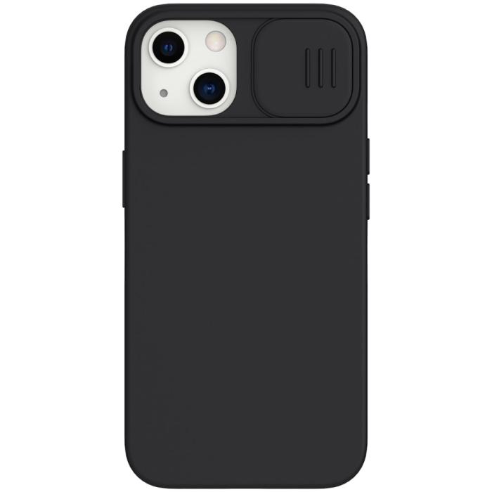 Bild 1, iPhone 13 Pro - NILLKIN MagSafe CamShield Silky Liquid Skal - Svart