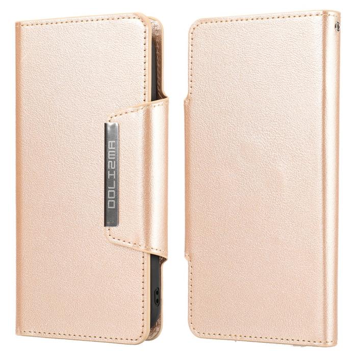 Bild 1, iPhone 13 Pro - 2in1 Magnet Fodral / Skal - Guld