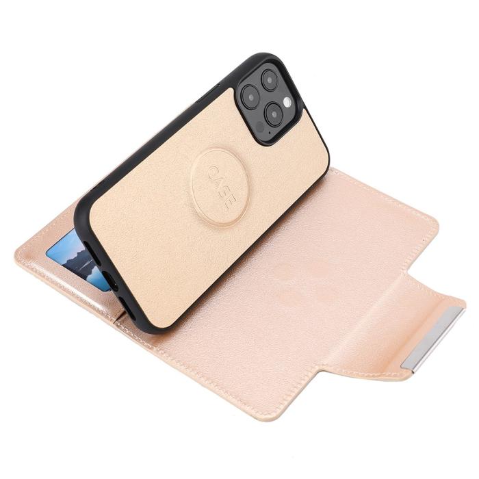 Bild 6, iPhone 13 Pro - 2in1 Magnet Fodral / Skal - Guld