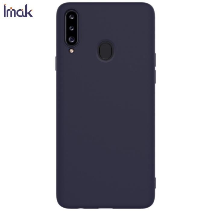 Bild 5, Samsung Galaxy A20s - IMAK Matt TPU Skal - Blå
