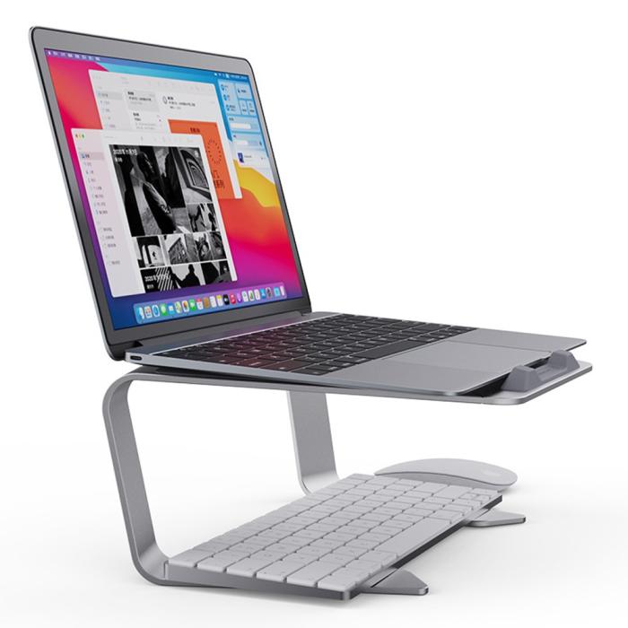 Bild 5, BONERUY Laptop Stativ Silver