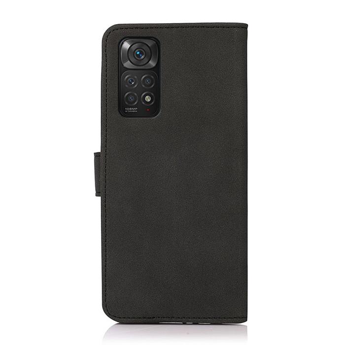 Bild 3, KHAZNEH Xiaomi Redmi Note 11 4G Fodral Retro Läder Svart