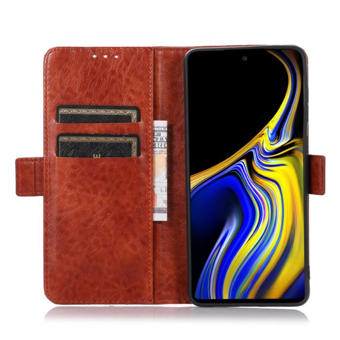 Bild 5, Samsung Galaxy S22 Ultra Fodral Crazy Horse Brun