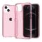 iPhone 15 Skal Hybrid Transparent Rosa